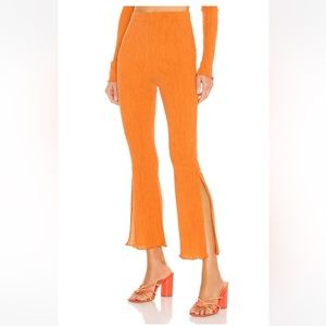 Camila Coelho Linez pant in sunset orange